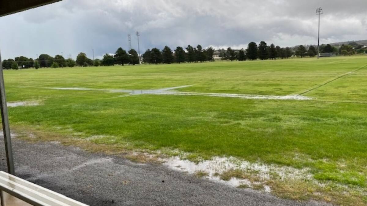 Soaked: Local fields have been well-watered this season, with Carr Confoy the recipient of even more rain last weekend. Photo: Goulburn Touch.
