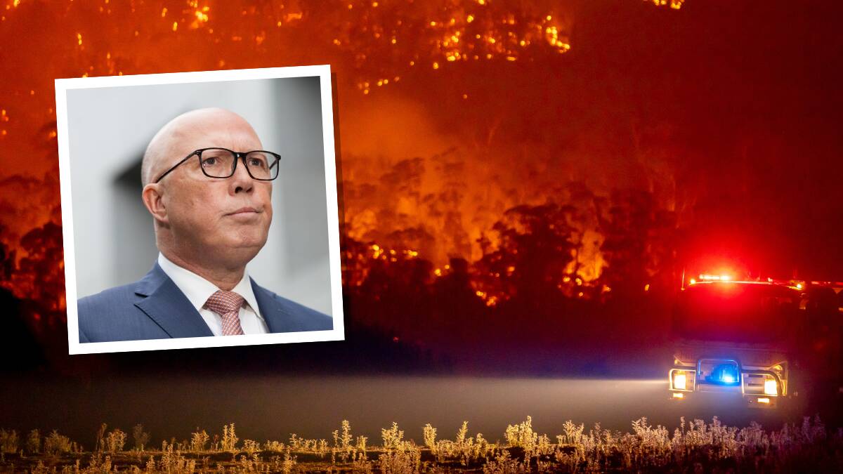 As a firefighter, I am appalled Peter Dutton wants to delay climate action. Pictures by Sitthixay Ditthavong