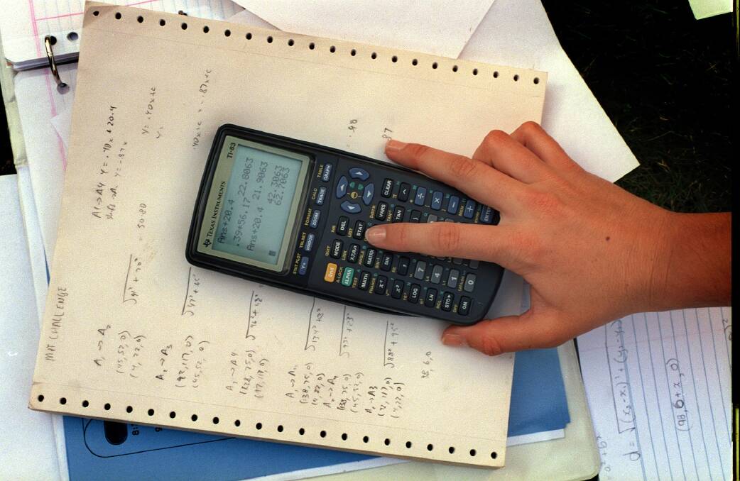 Australian students' performance in maths has been slipping for the past decade. Photo: John Woudstra