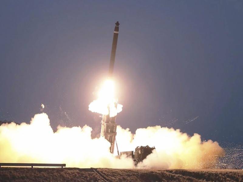 North Korea has claimed it successfully tested a new tactical ballistic missile on Monday (file pic) (AP PHOTO)