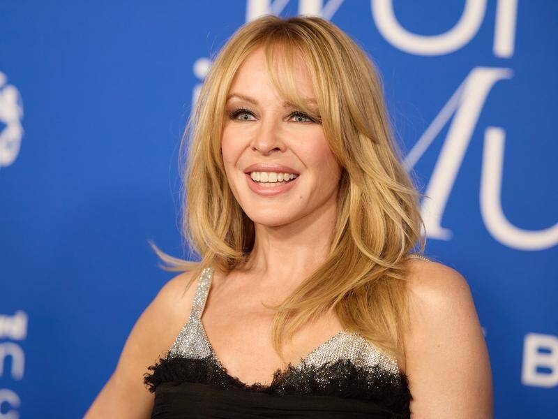 Kylie Minogue is okay with getting older and has celebrated her 56th birthday. (EPA PHOTO)