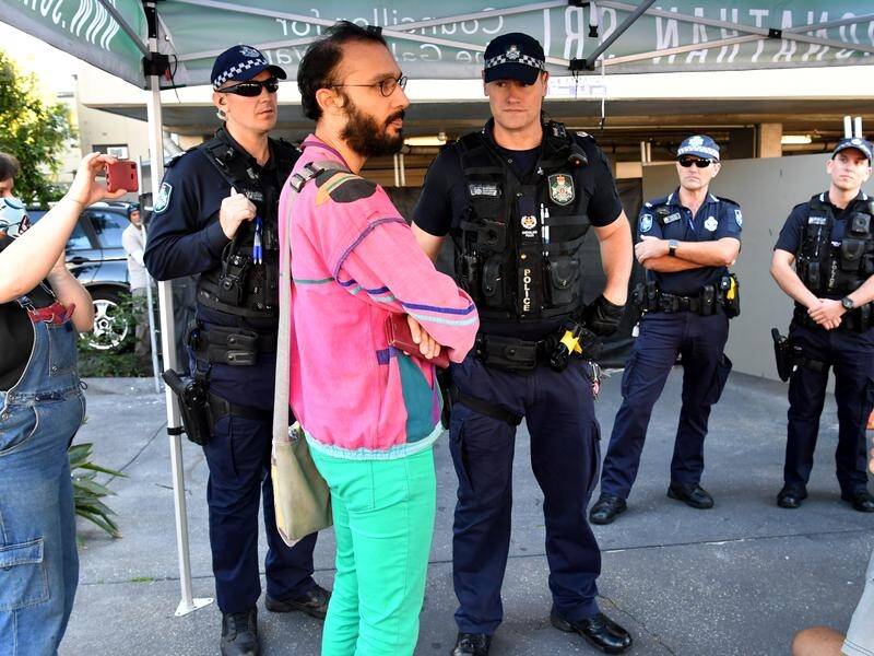 Greens councillor Jonathan Sri says he was wrongfully arrested during a protest in Brisbane.