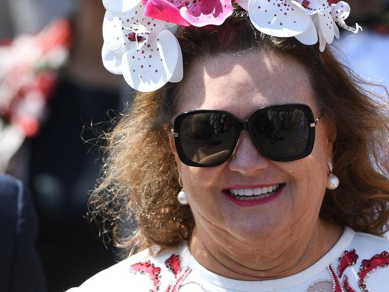 Gina Rinehart is among Australia's richest people, as Oxfam reports the wealth gap is growing. (Julian Smith/AAP PHOTOS)
