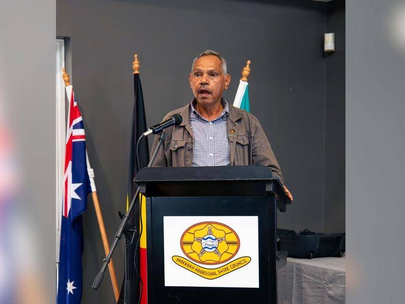 Palm Island Aboriginal Shire mayor Alf Lacey is demanding federal funding for more social housing. (HANDOUT/LOCAL GOVERNMENT ASSOCIATION OF QUEENSLAND)