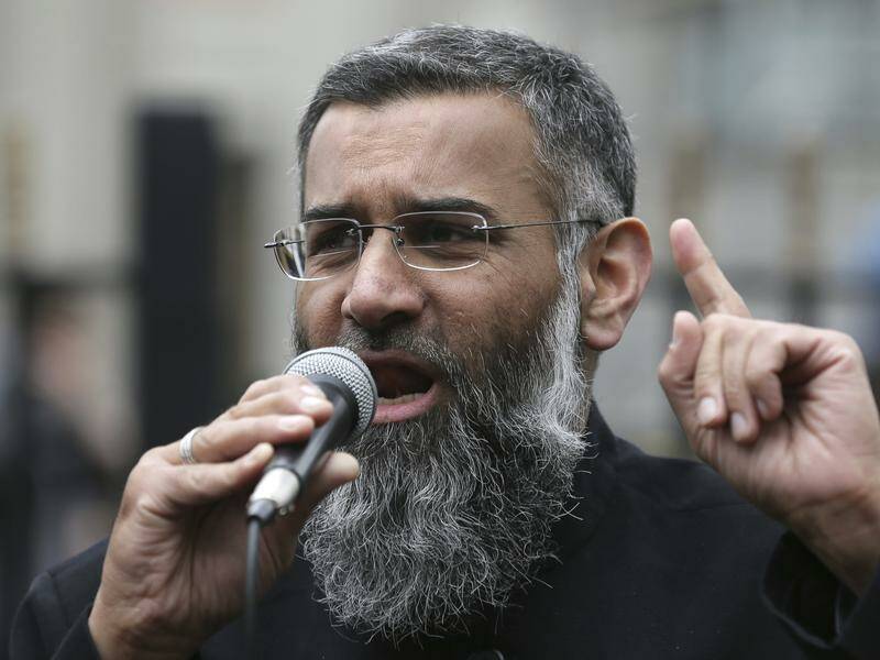 Anjem Choudary was convicted of being a member of banned organisation al-Muhajiroun. Photo: AP PHOTO