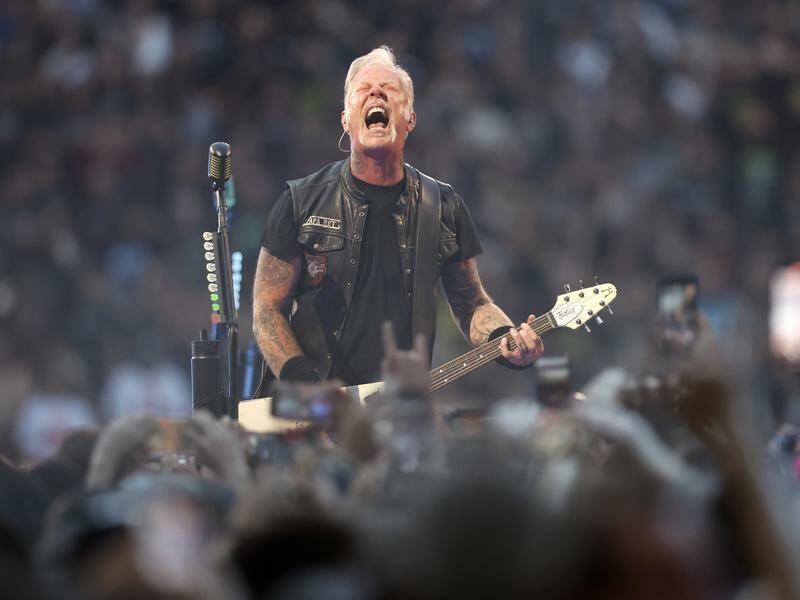 Metallica's self-titled 1991 album has now spent 750 weeks on the Billboard 200 albums chart. Photo: EPA PHOTO