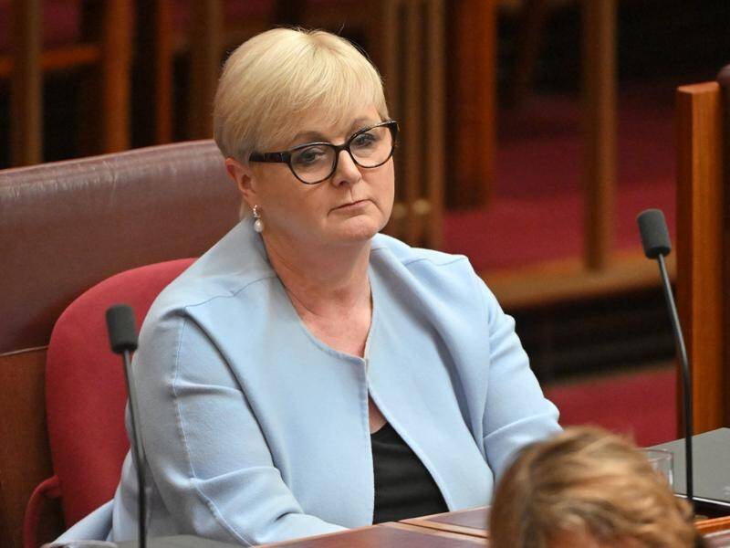 Liberal senator Linda Reynolds clarified her position after criticism from survivor advocates. (Mick Tsikas/AAP PHOTOS)