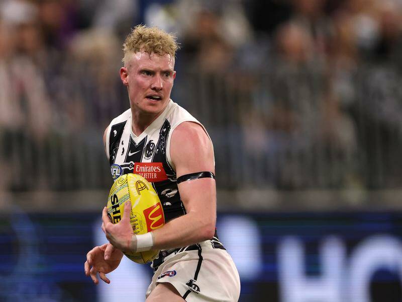 John Noble is adamant Collingwood can still play in the AFL finals.  Photo: Richard Wainwright/AAP PHOTOS