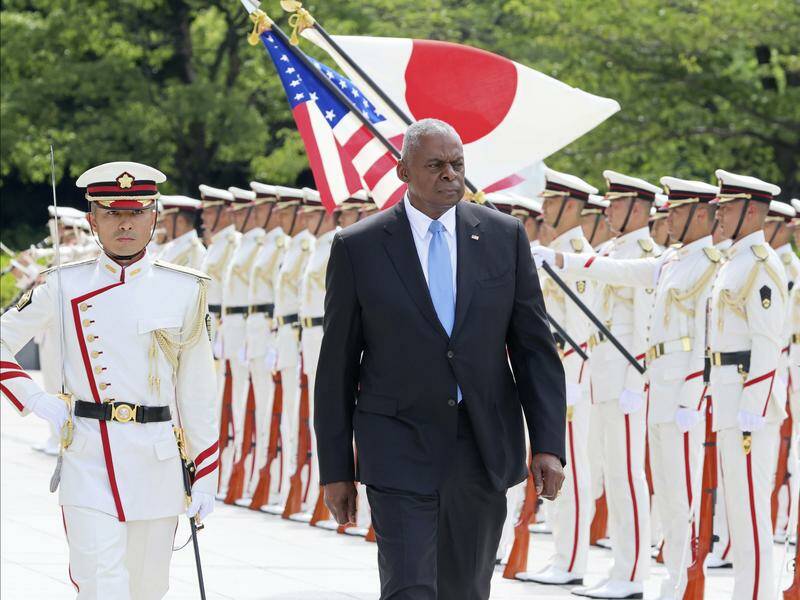 US Secretary of Defence Lloyd Austin will hold talks with Japan's Foreign Minister Yoko Kamikawa. Photo: AP PHOTO