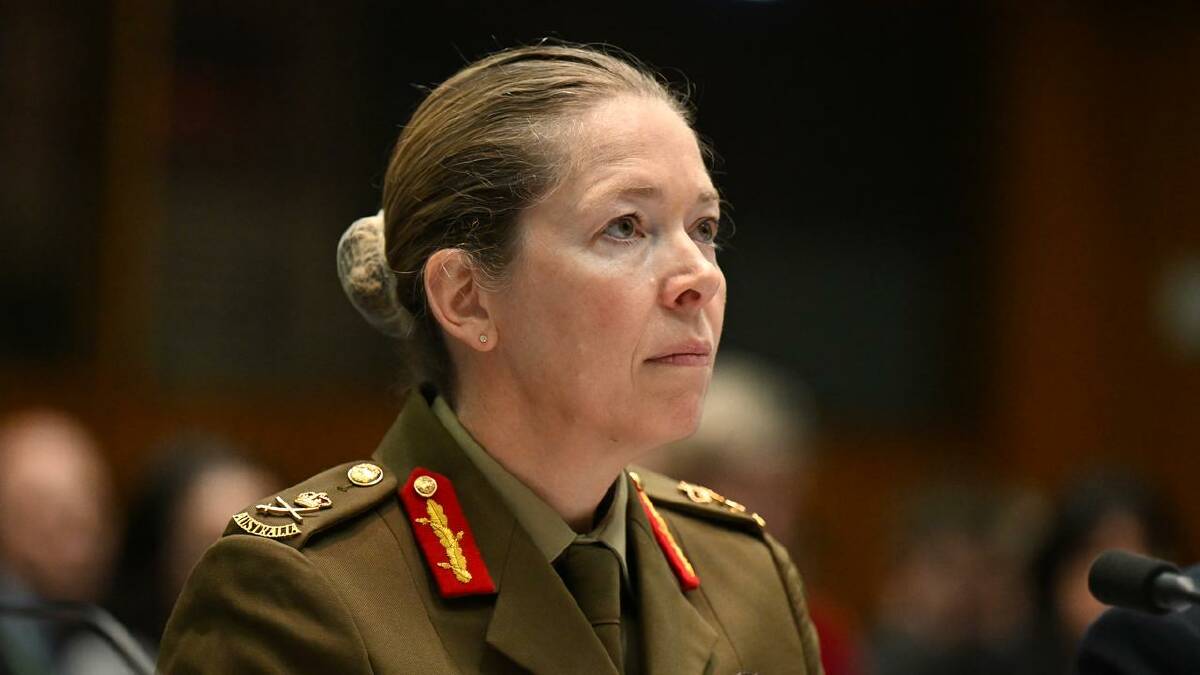 Lieutenant General Michelle McGuinness warned people against searching for the stolen information. (Lukas Coch/AAP PHOTOS)