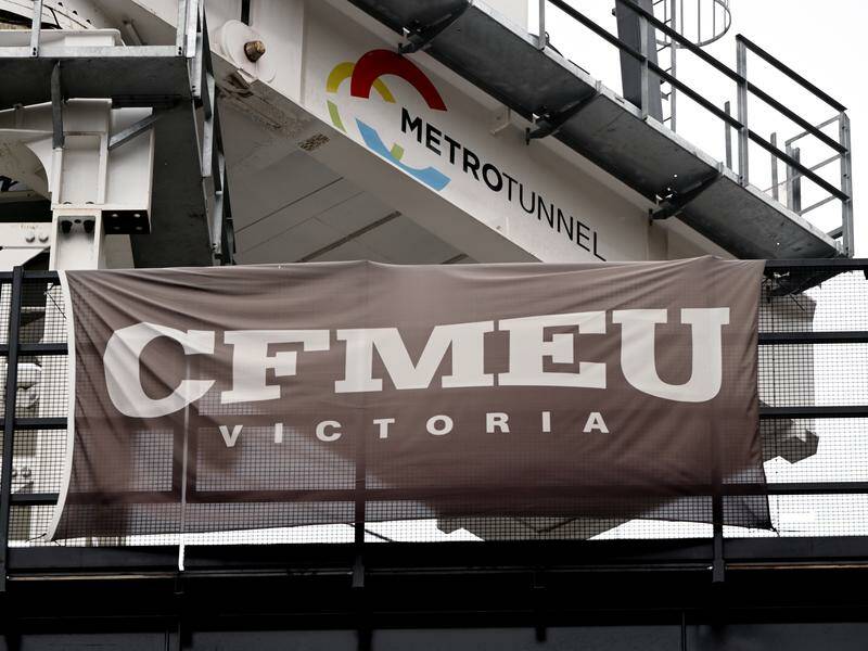 The CFMEU is in turmoil after scathing allegations about corruption in the union. Photo: Joel Carrett/AAP PHOTOS