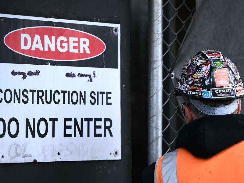 The NSW government says corruption allegations involving the CFMEU are 'appalling'. Photo: Joel Carrett/AAP PHOTOS