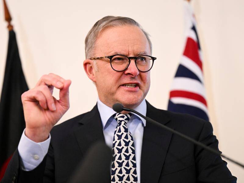 Anthony Albanese will give what is considered his most significant global security address of 2023. (Lukas Coch/AAP PHOTOS)