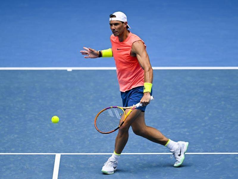 Rafael Nadal is among the big names in action on day one of the Australian Open on Monday. (Lukas Coch/AAP PHOTOS)