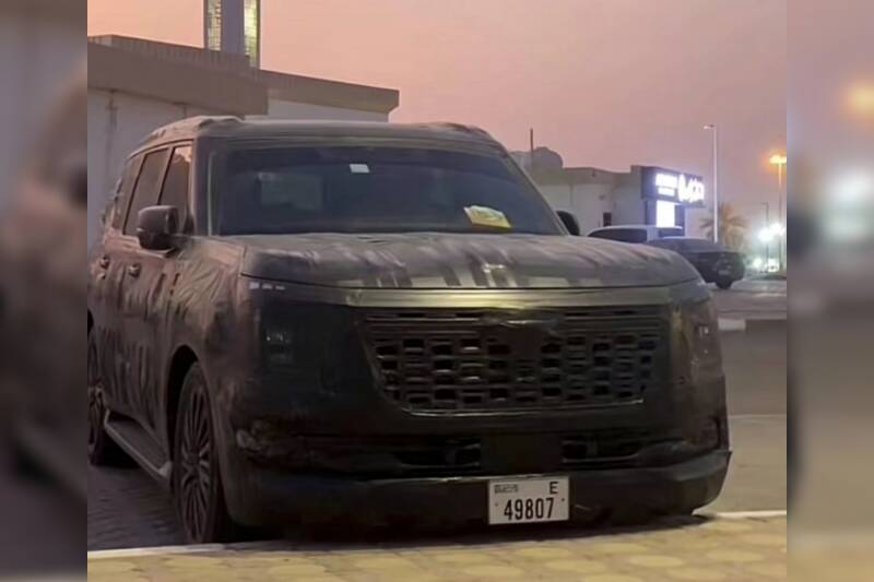 2025 Nissan Patrol spied up close as reveal nears