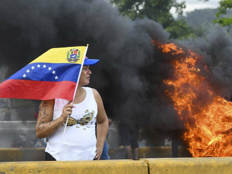 Demonstrators rallied across Venezuela against the official results of the presidential election. Photo: AP PHOTO