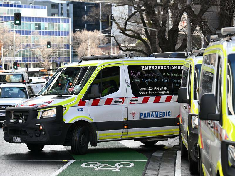 Ambulance Victoria staff have been stood down following allegations of serious misconduct. Photo: James Ross/AAP PHOTOS
