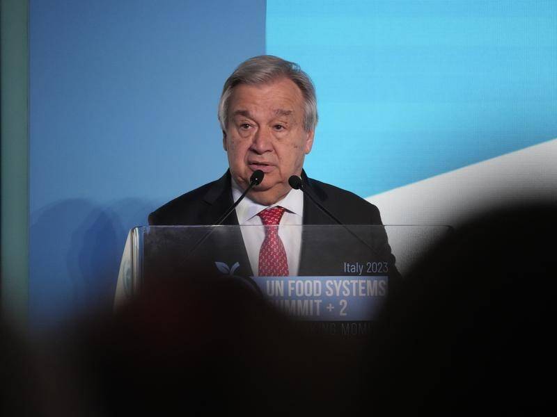 United Nations secretary general Antonio Guterres has spoken of the "era of global boiling". (AP PHOTO)