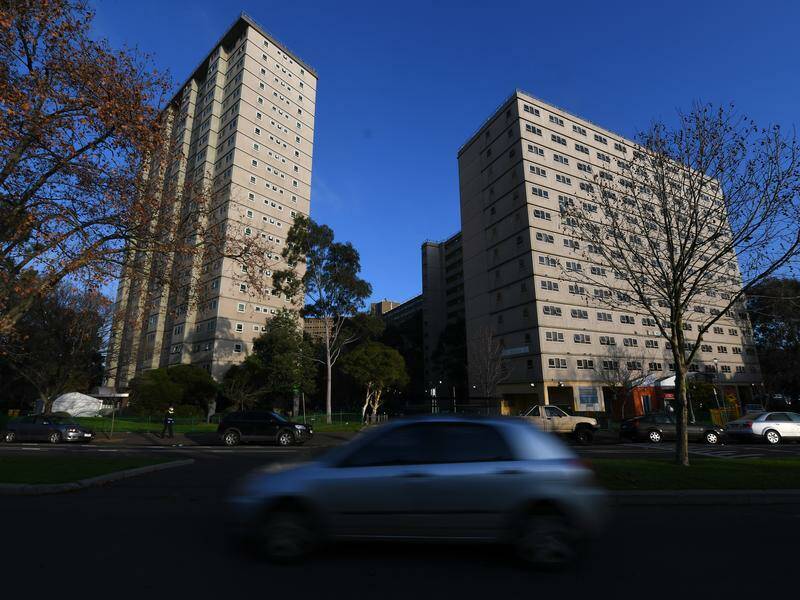 Melbourne's public housing towers, including those in North Melbourne, are to be demolished. Photo: James Ross/AAP PHOTOS