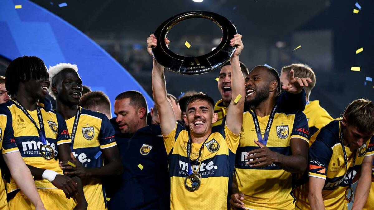 The Mariners took the A-League Men championship in May under March Jackson. (Dan Himbrechts/AAP PHOTOS)
