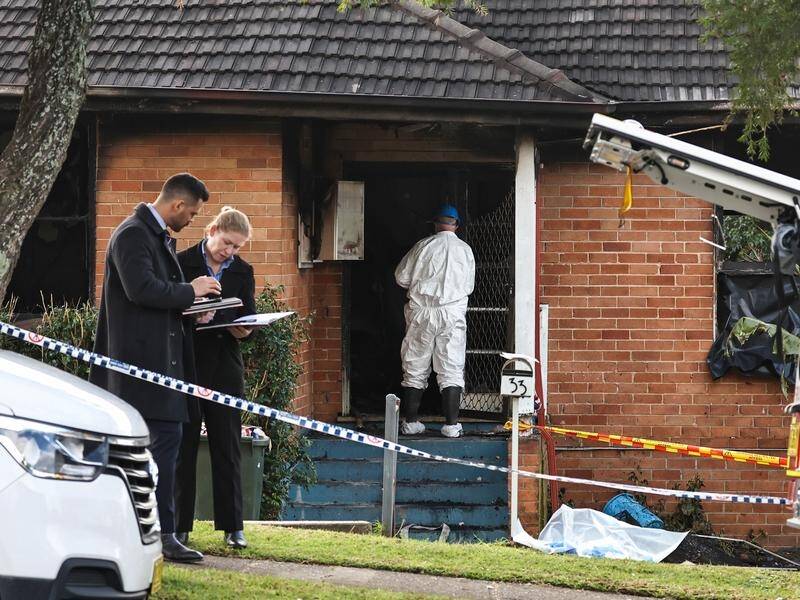 A dad of seven is alleged to have tried to stop rescuers from saving his family during a house fire. (Mark Evans/AAP PHOTOS)