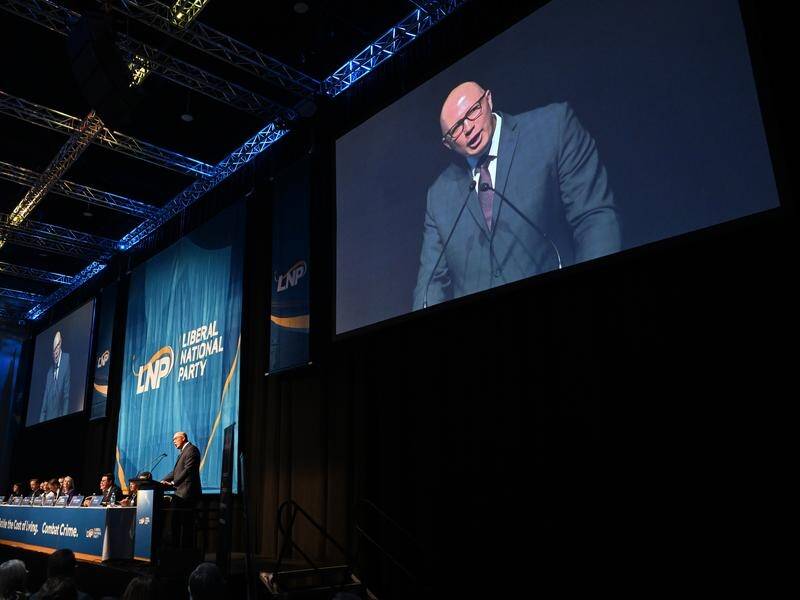 Peter Dutton urged Australians to vote 'no' in the upcoming referendum on an Indigenous voice. (Darren England/AAP PHOTOS)