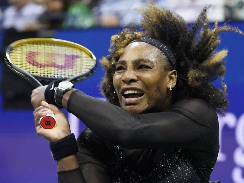 Serena Williams is now retired from tennis but says she still uses her grunt when playing golf. (AP PHOTO)