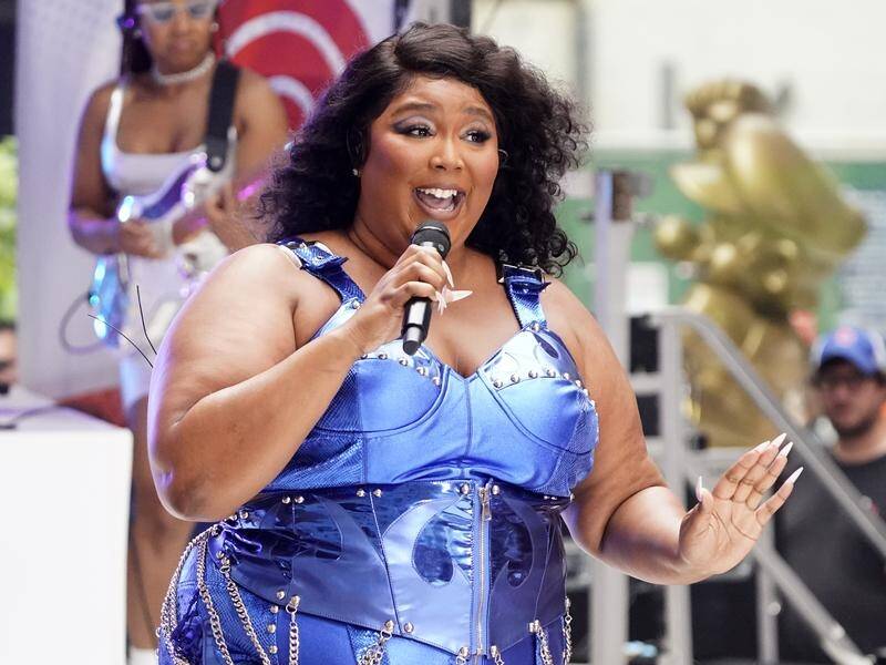 Lizzo is being sued by three former dancers over allegations of sexual harassment. (AP)