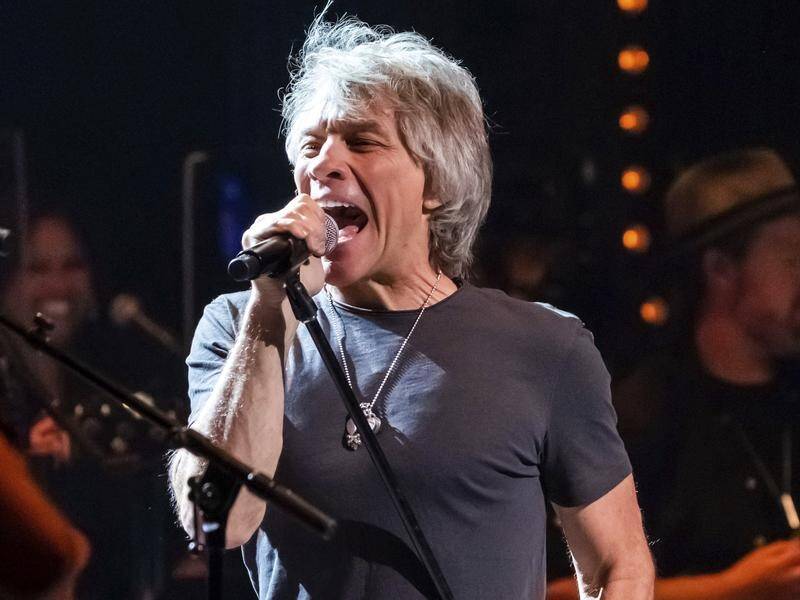 Bon Jovi are celebrating 40 years of making music with a new album, Forever. (AP PHOTO)