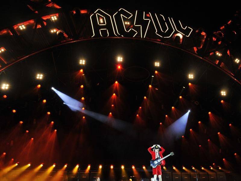 The first drummer with rock group AC/DC when it formed in 1973, Colin Burgess, has died. (Joel Carrett/AAP PHOTOS)