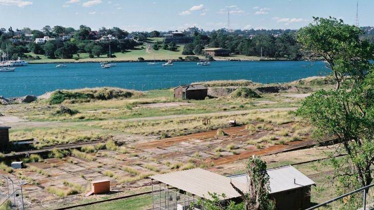 Cockatoo Island campground on the Northern Apron before development. Photo: Supplied
