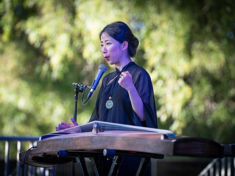 Chinese-born composer Mindy Meng Wang experienced racist attacks during the COVID-19 pandemic. (HANDOUT/MICHAEL SELGE)