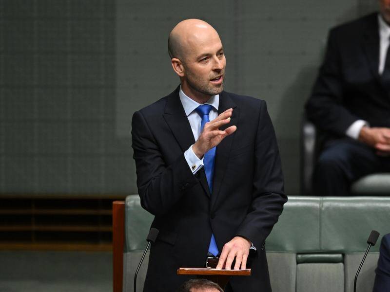 Simon Kennedy used his first speech in parliament to attack how the nation is being governed. (Lukas Coch/AAP PHOTOS)