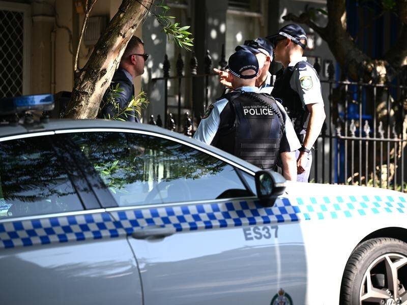 Police have declared a crime scene at the Sydney home of ex-Channel Ten reporter Jesse Baird, 26. (Dan Himbrechts/AAP PHOTOS)