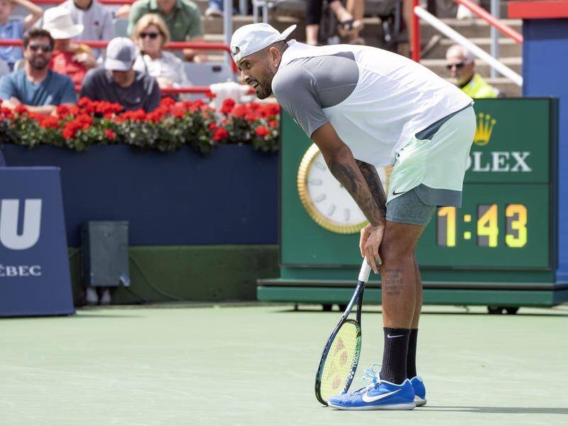 Nick Kyrgios is being sued by a fan after he accused her of "being drunk" at the Wimbledon final. (AP PHOTO)