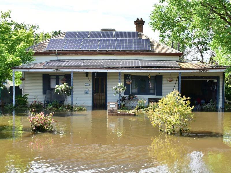 There are fears some households in flood-prone areas will not be able to afford insurance premiums. (Lucy Cambourn/AAP PHOTOS)