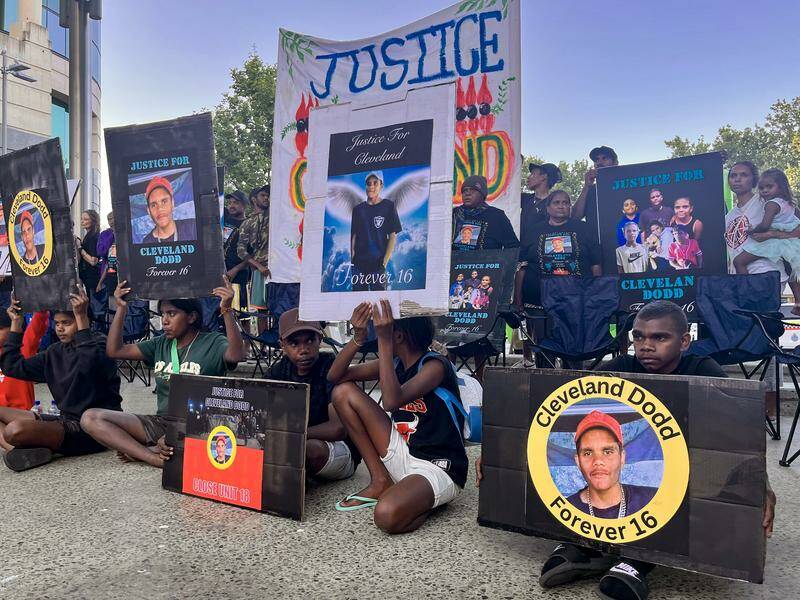 The death of 16-year-old inmate Cleveland Dodd in 2023 caused outrage and grief in the community. Photo: Aaron Bunch/AAP PHOTOS