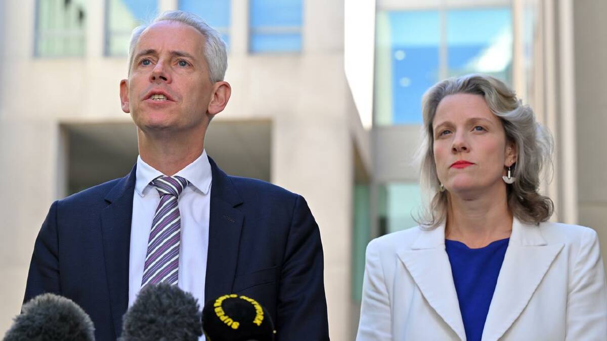 Immigration Minister Andrew Giles and Minister for Home Affairs Clare O'Neil could be moved. (Mick Tsikas/AAP PHOTOS)