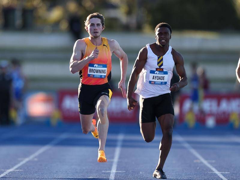 Australian sprinter Rohan Browning is likely to be selected for the Paris Olympics. (Matt Turner/AAP PHOTOS)