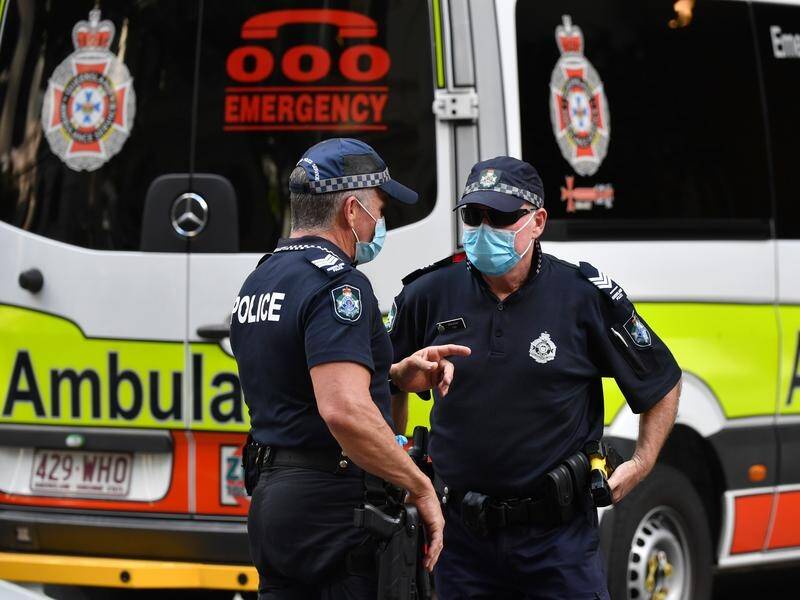 A Queensland highway is closed after a bus crash that killed three women. (Darren England/AAP PHOTOS)