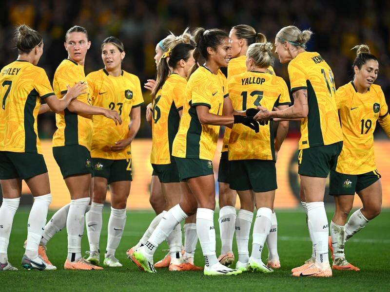 Australia have urged football chiefs to ensure the World Cup leaves a legacy for the women's game. (Joel Carrett/AAP PHOTOS)