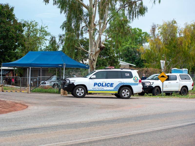 NT Police have fined three men who failed to stop at an outback COVID-19 checkpoint.