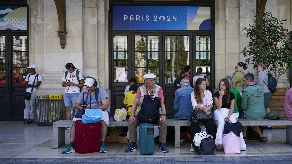 Coordinated attacks on the French rail network sought to cut off routes into Paris. (AP PHOTO)