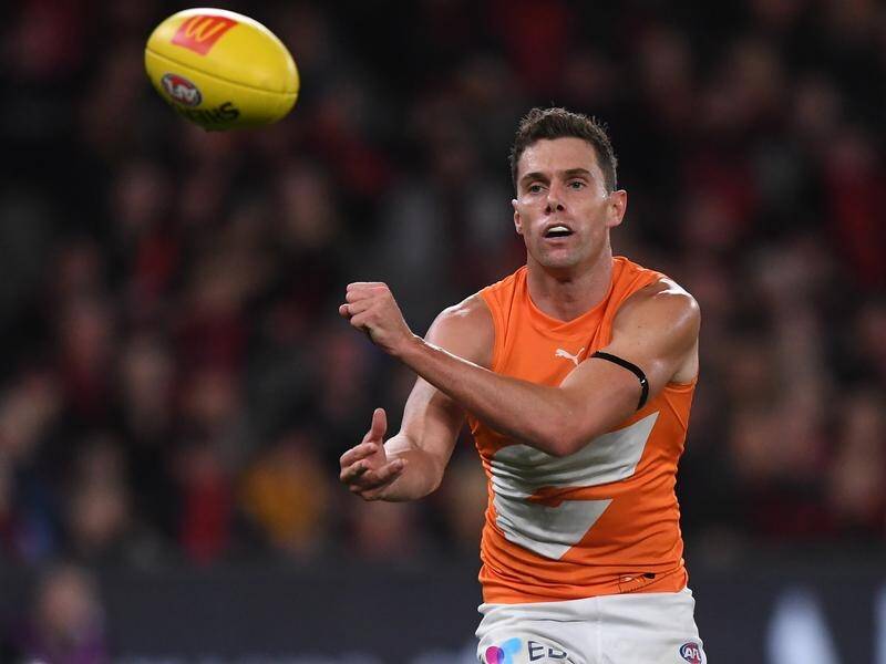 GWS vice-captain Josh Kelly will miss four to five weeks because of a calf injury. (Julian Smith/AAP PHOTOS)