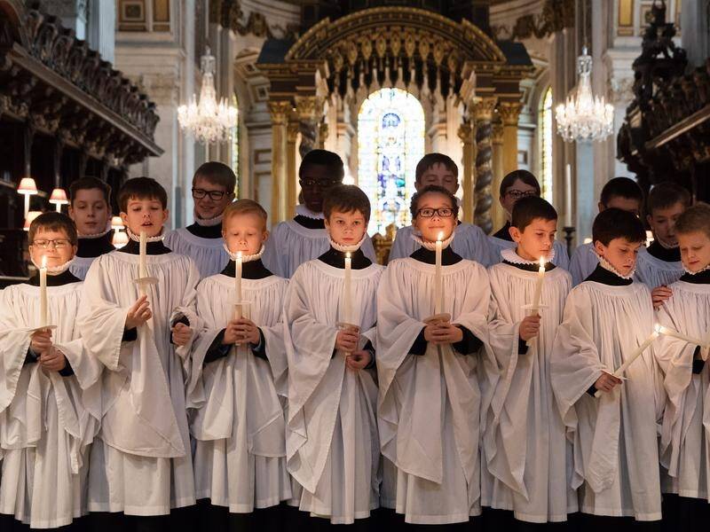 St Paul's Cathedral choristers have been boys for the past 900 years. (EPA PHOTO)