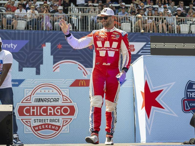 Shane Van Gisbergen is a NASCAR Xfinity Series winner in Chicago. (AP PHOTO)