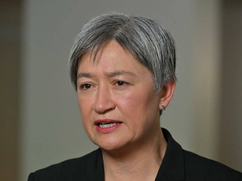 Australia and Japan share a vision for a peaceful, stable and prosperous Pacific, Penny Wong says. Photo: Mick Tsikas/AAP PHOTOS