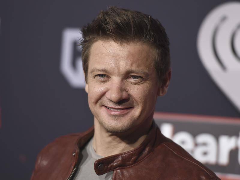 Jeremy Renner has been seriously injured while ploughing snow amid blizzard conditions in the US. (AP PHOTO)