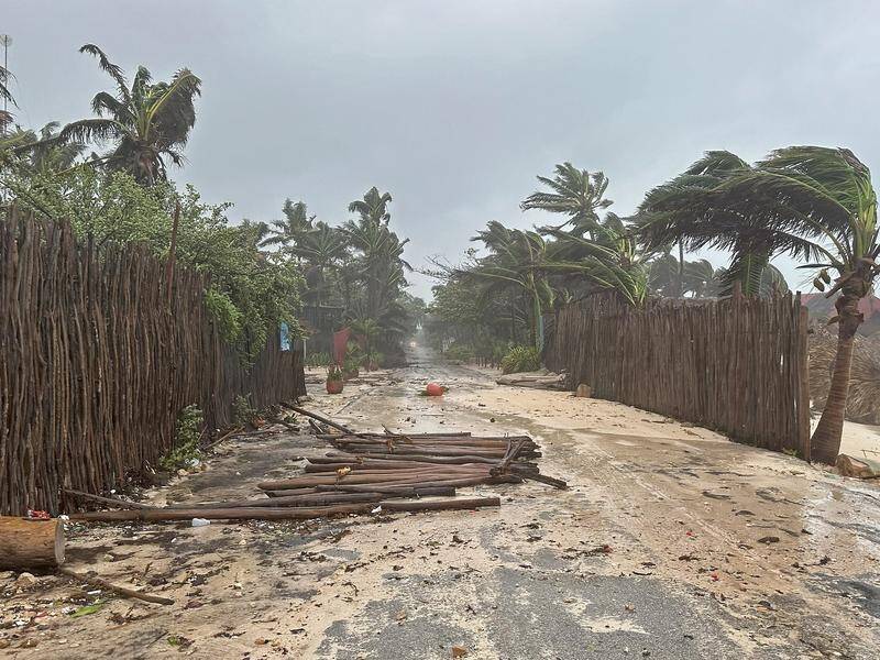 The Yucatan Peninsula in Mexico was spared casualties from a downgraded Tropical Storm Beryl. (EPA PHOTO)