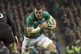 Peter O'Mahony will lead Ireland against World Cup winners South Africa in the first test . (AP PHOTO)
